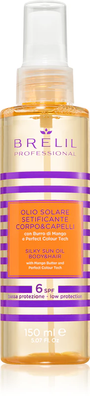 Óleo Capilar e Corporal em Spray Microprotetor Solar Invisível Profissional Brelil