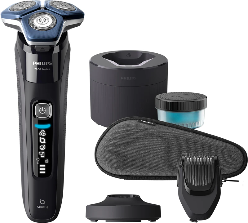 Barbeador elétrico Philips Série 7000 Wet & Dry S7886/58