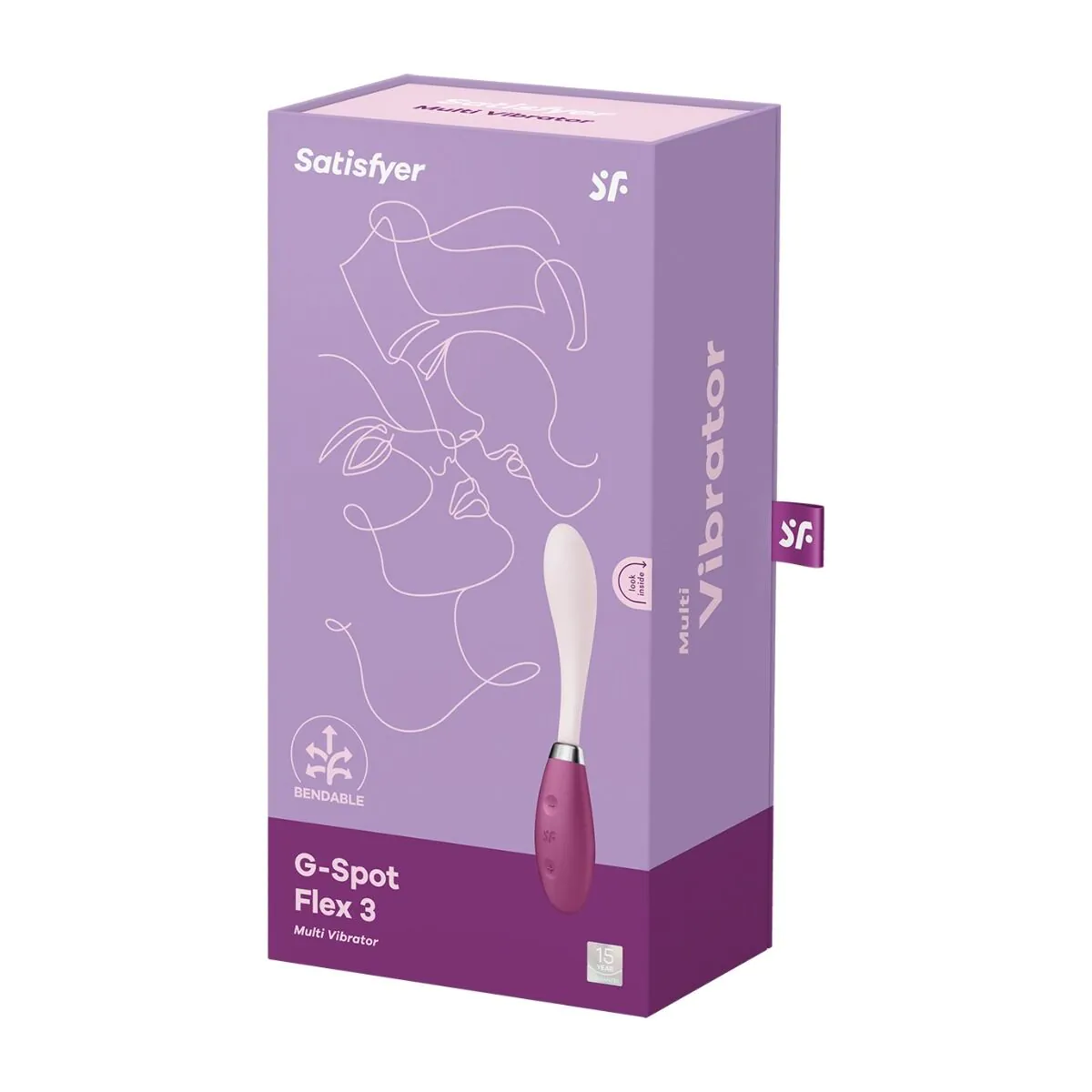 Satisfyer Masażer G-Spot Flex 3 Red Masażer intymny