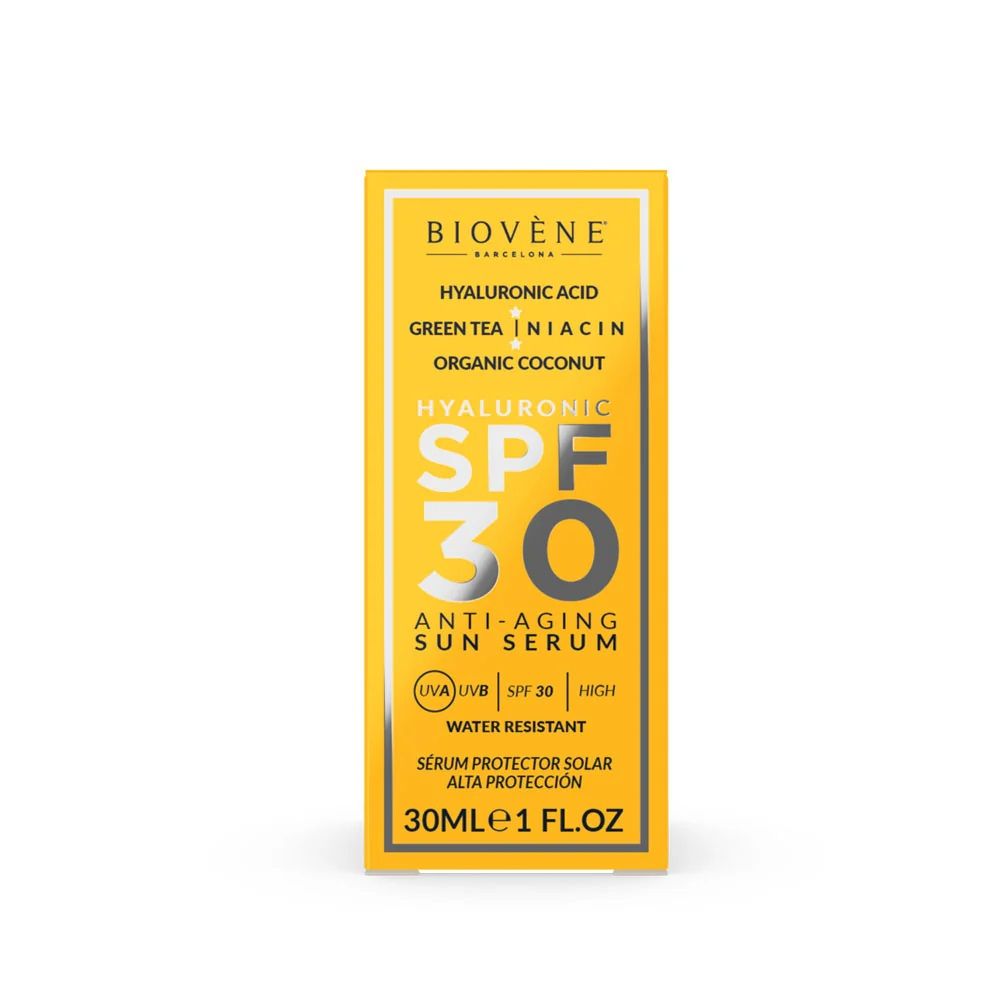Hialurono rūgšties apsauginis nuo saulės serumas nuo senėjimo SPF 30 Veido apsauga