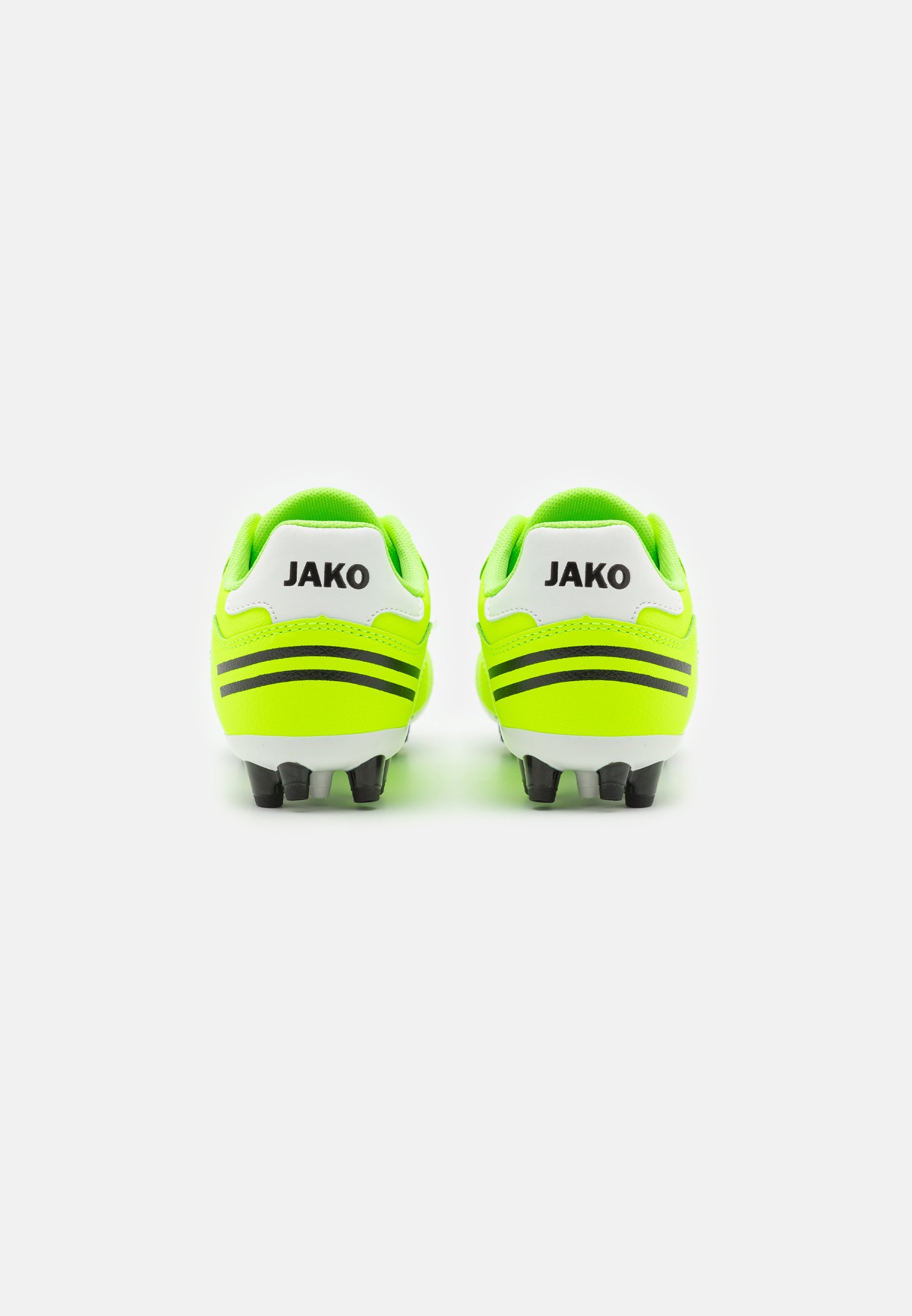 JAKO J-SFG SIGNATURE UNISEXE - Chaussures de football pour terrain ferme - jaune fluo/noir de jais