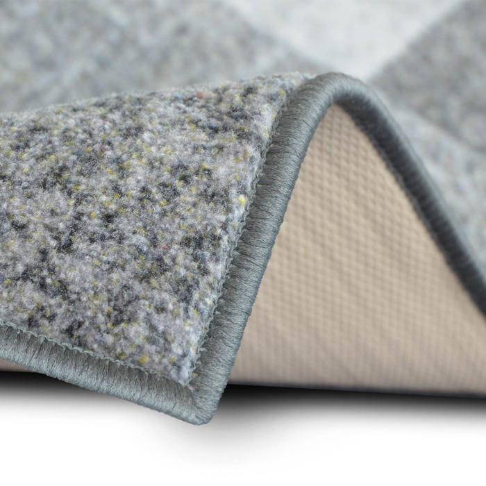 Alfombra de pasillo Lucano color antracita, 80 x 350 cm