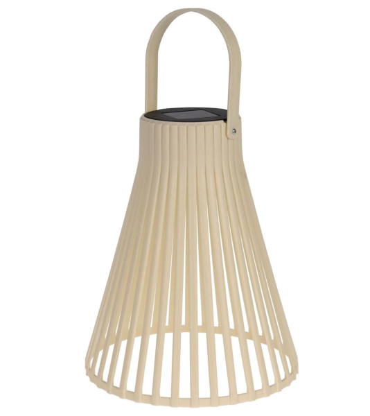 Latarnia solarna słoneczna biała 23cm LED