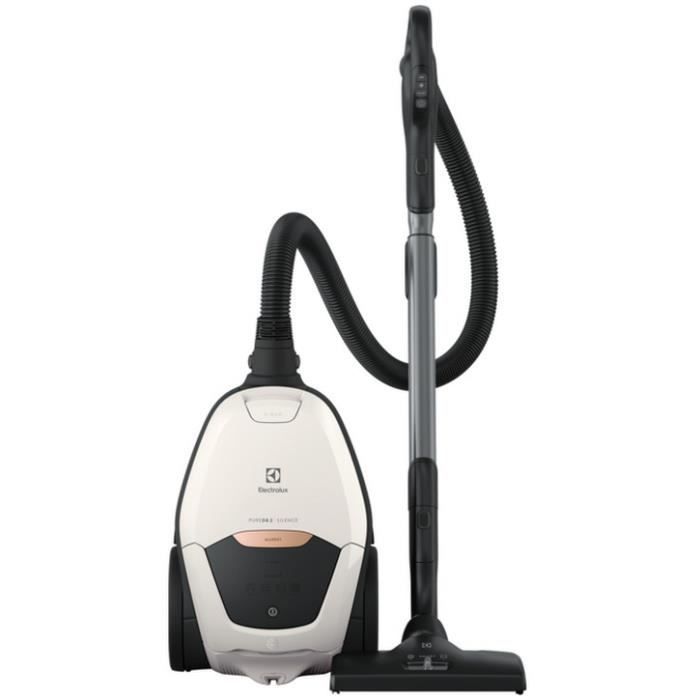 Aspirateur traineau Electrolux PD82-ALRG - 500W - 57dB - Blanc - Sac - SmartMode - PureSound