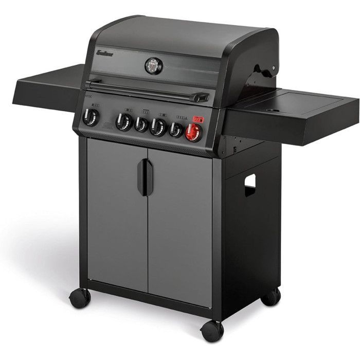 Churrasqueira a gás Hyde 4 – ENDERS BY FAVEX – TURBO ZONE™ 800°C – Queimador traseiro e lateral – SWITCH GRID™ – Serve até 14 pessoas