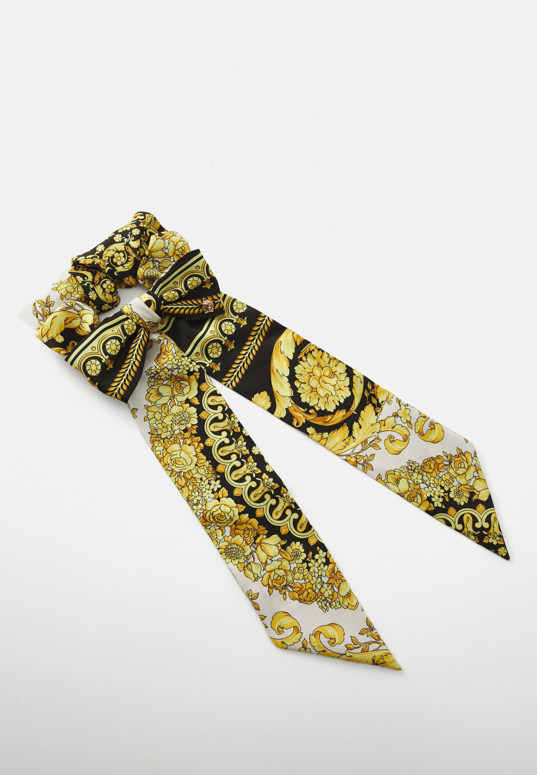 Accessoires pour cheveux Versace BIO BAROQUE 92 FOULARD ENFANT UNISEXE - Accessoire de coiffure - coquille d'œuf/noir