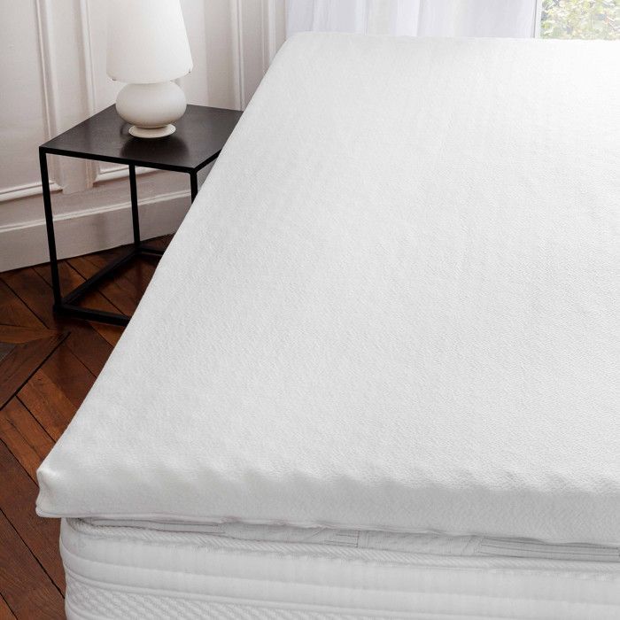 MEMOZEN Coprimaterasso in memory foam 90x190 cm con rivestimento sfoderabile