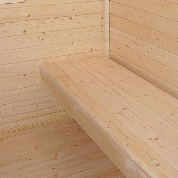 Buitensaunahuis DRIE, XL