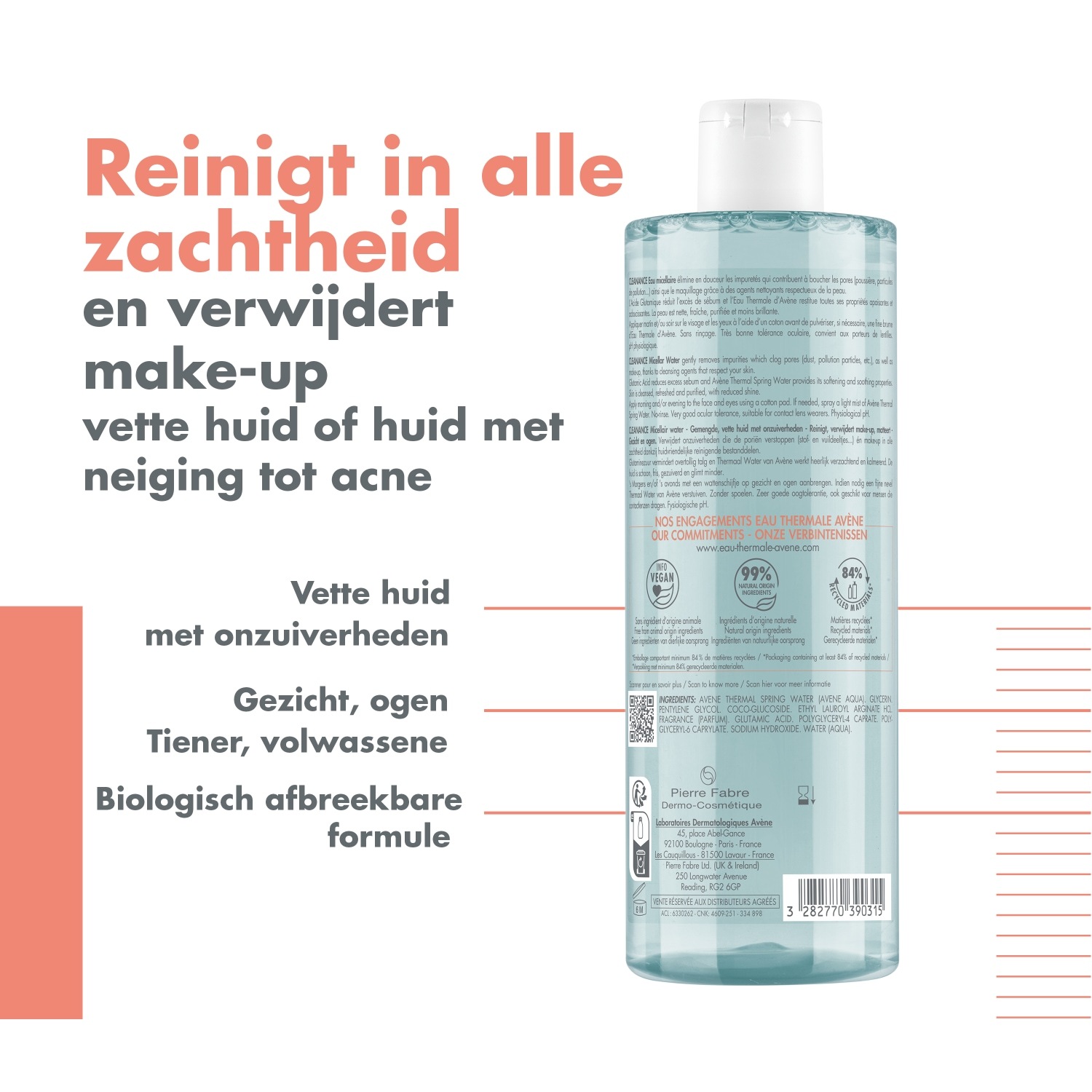 Avène micelarna voda za čišćenje - 400 ml