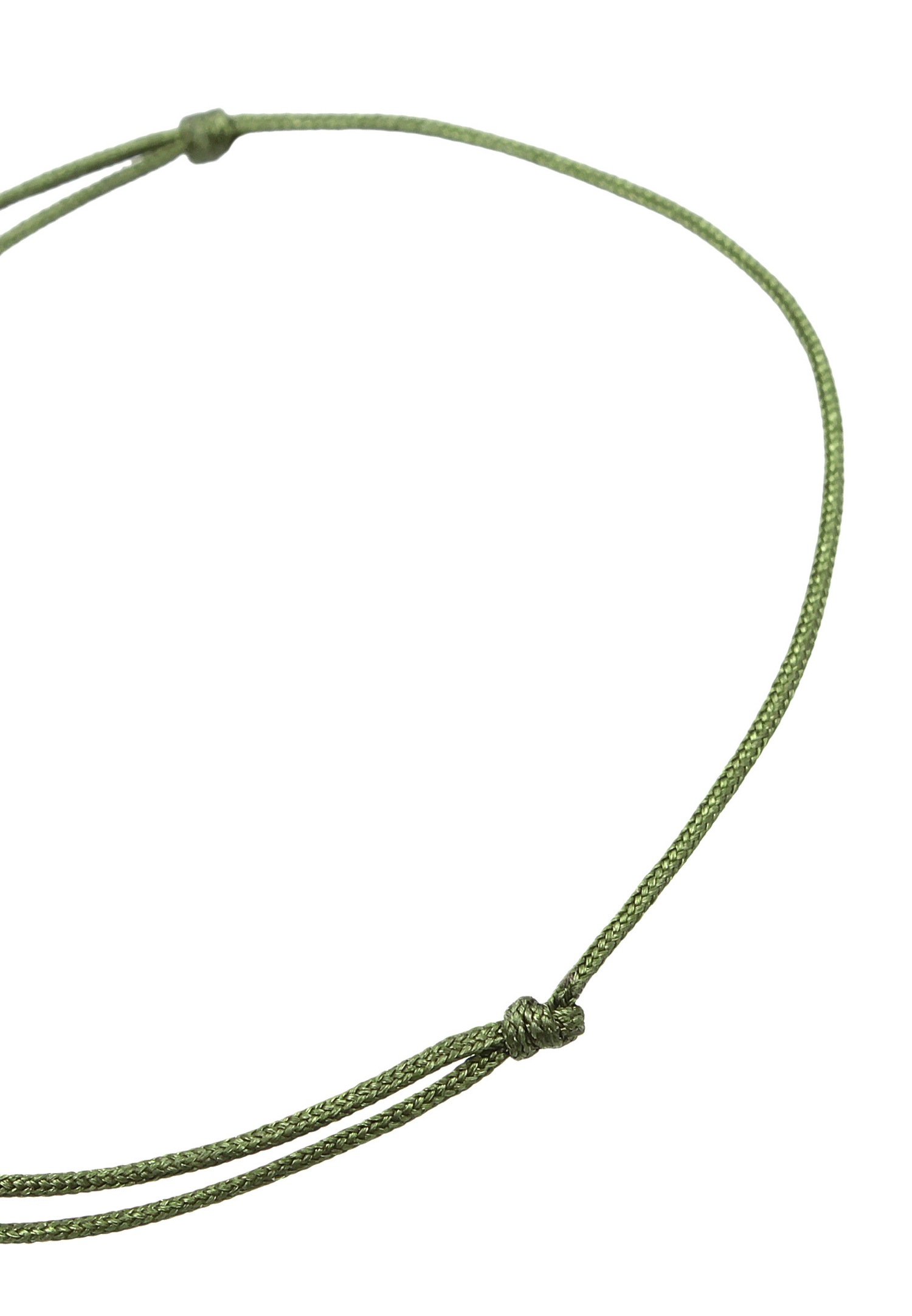 Elli Femmes pendentif palmier avec nylon noir en argent sterling 925 plaqué or