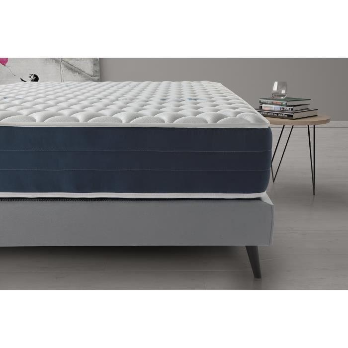 SIMPUR RELAX - Matelas 140x200 - Real Confort - Épaisseur 25 cm - Mousse à Mémorie de forme Visco Soft® - Double face été-hiver