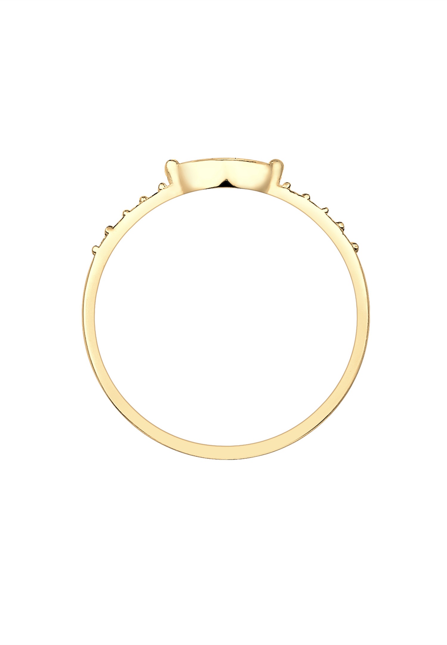 Elli Femme Fiançailles Élegante avec des Cristaux en Argent Sterling 925