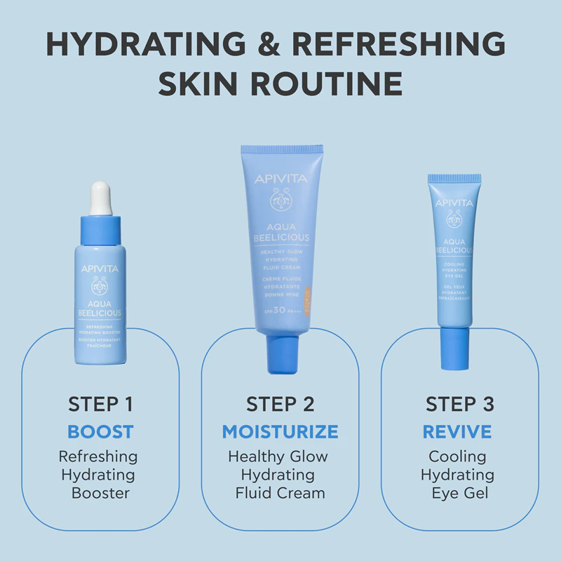 Apivita Aqua Beelicious Tinted Fluid SPF30 lehký tónovací fluid s rozjasňujícím efektem