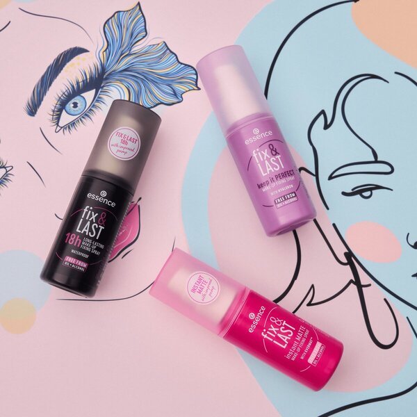 Essence Fix & Last 18H Instant Matte спреј за фиксирање шминке<br>50ml