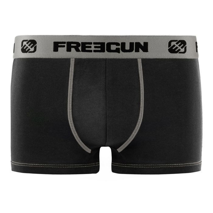 Calzoncillos bóxer Freegun para hombre - Negros (Paquete de 9)