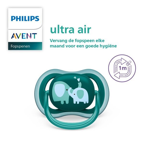 „Philips Avent Ultra Air 18+M“ SCF349/19 „Fopspeen“