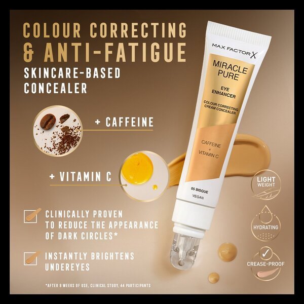 Max Factor Miracle Pure kremasti korektor 01 Rose Enhancer za oči 10ml