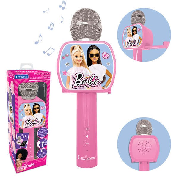 Microfone eletrônico Barbie