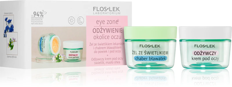 FlosLek Eye Zone Laboratory cadeauset: voedend en hydraterend