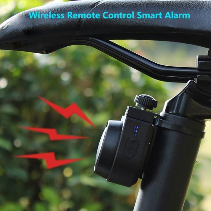 Diebstahlalarm, intelligenter Alarm mit drahtloser Fernbedienung, wasserdichter Vibrationsalarm