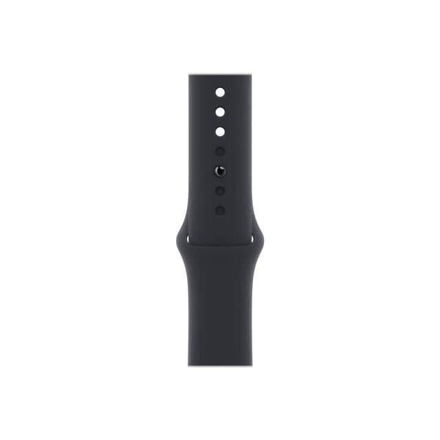 Apple Watch Series 7 GPS + Cellulaire - 45mm - Boîtier acier inoxidable Graphite - Bracelet sport - Reconditionné - Excellent état