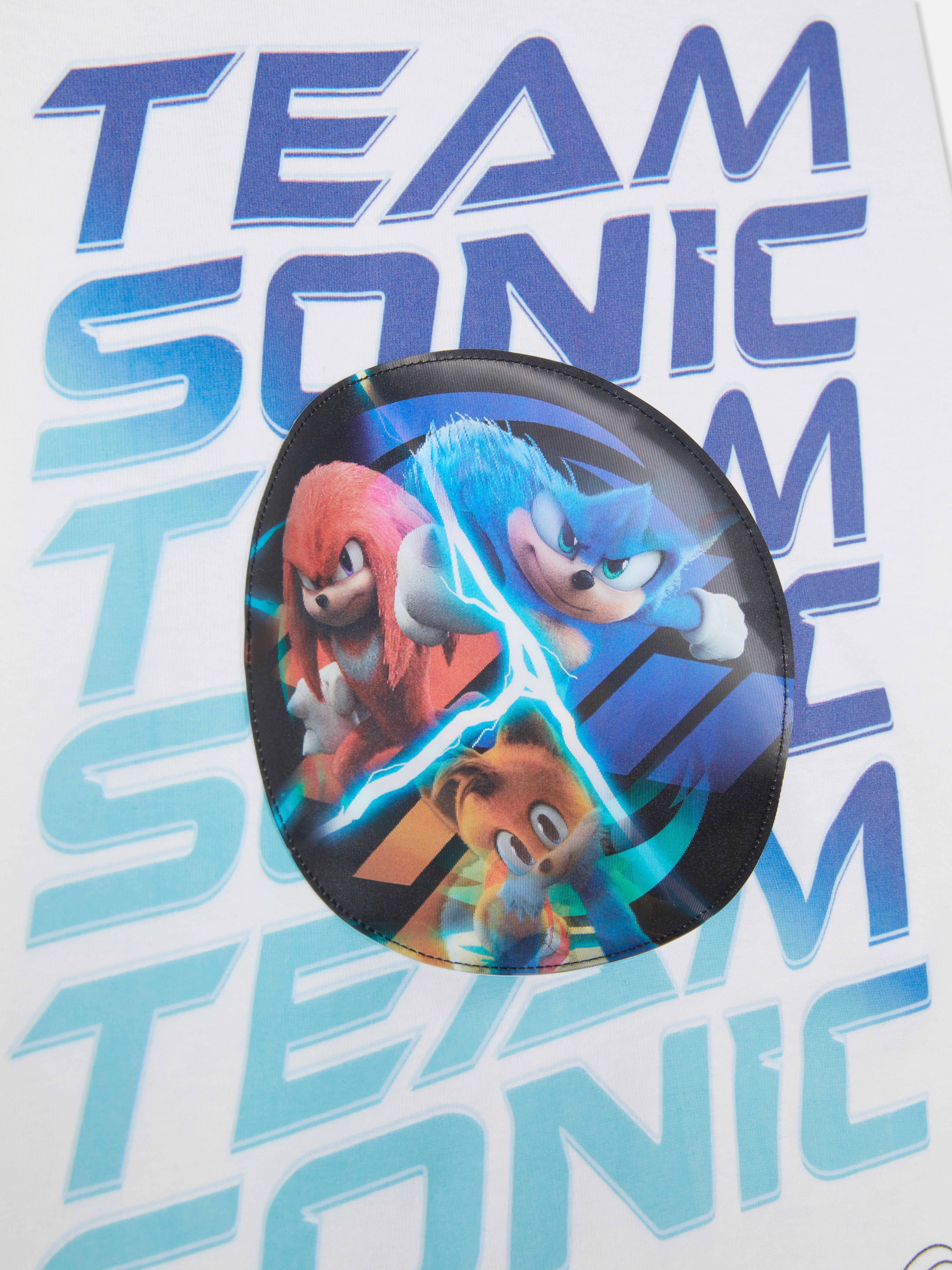 Tricou Sonic Ariciul Team Sonic Cu acest tricou cu mânecă lungă, micuțul tău aparține instantaneu Team Sonic
