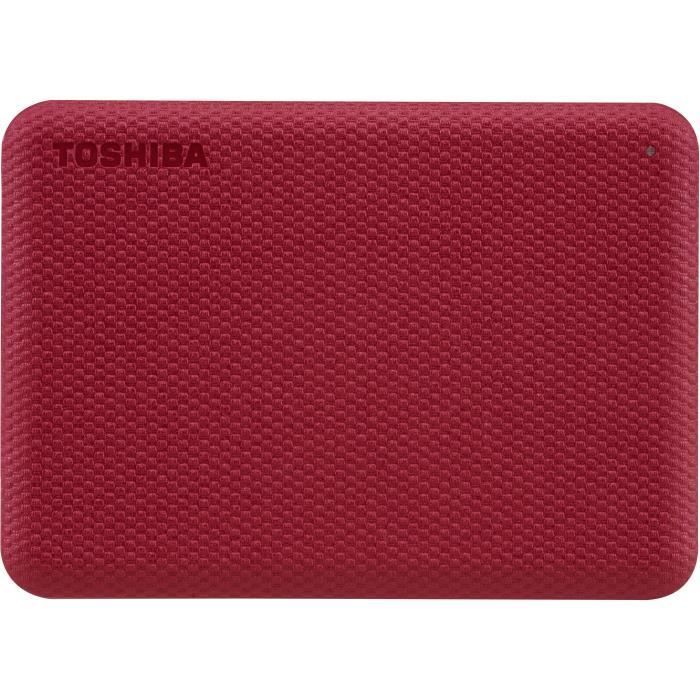 External hard drive - TOSHIBA - Canvio Advance - 1TB - Red