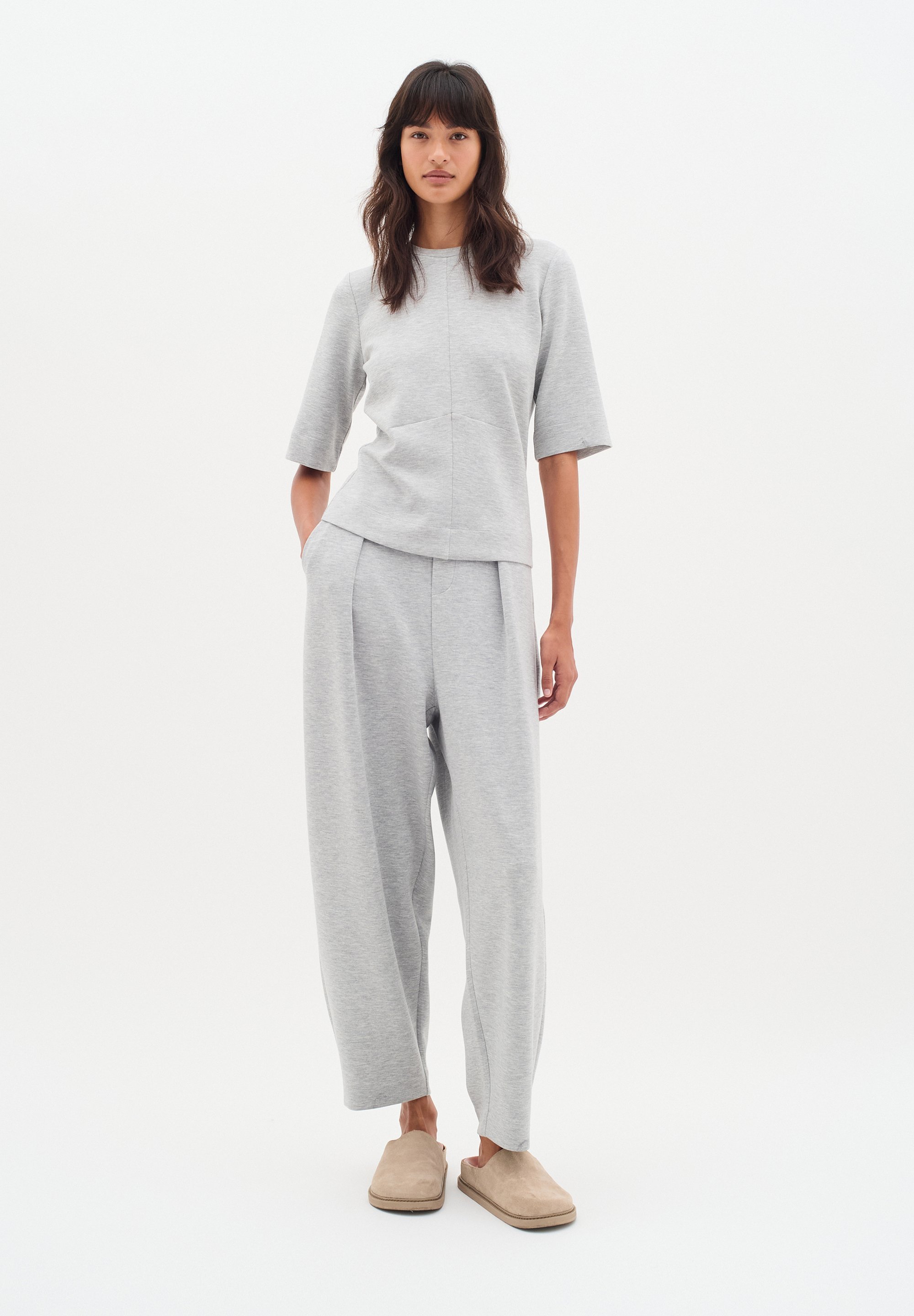 InWear broek - graniet melange