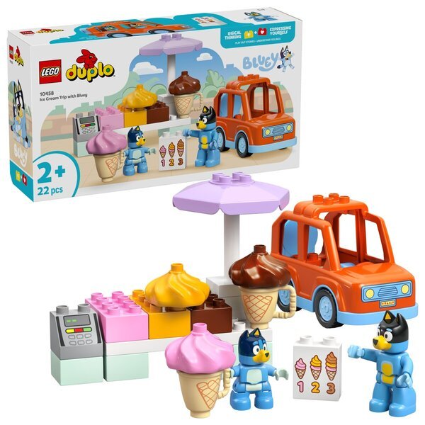 LEGO DUPLO 10458 Saldējuma baudīšana ar Blūiju<br>