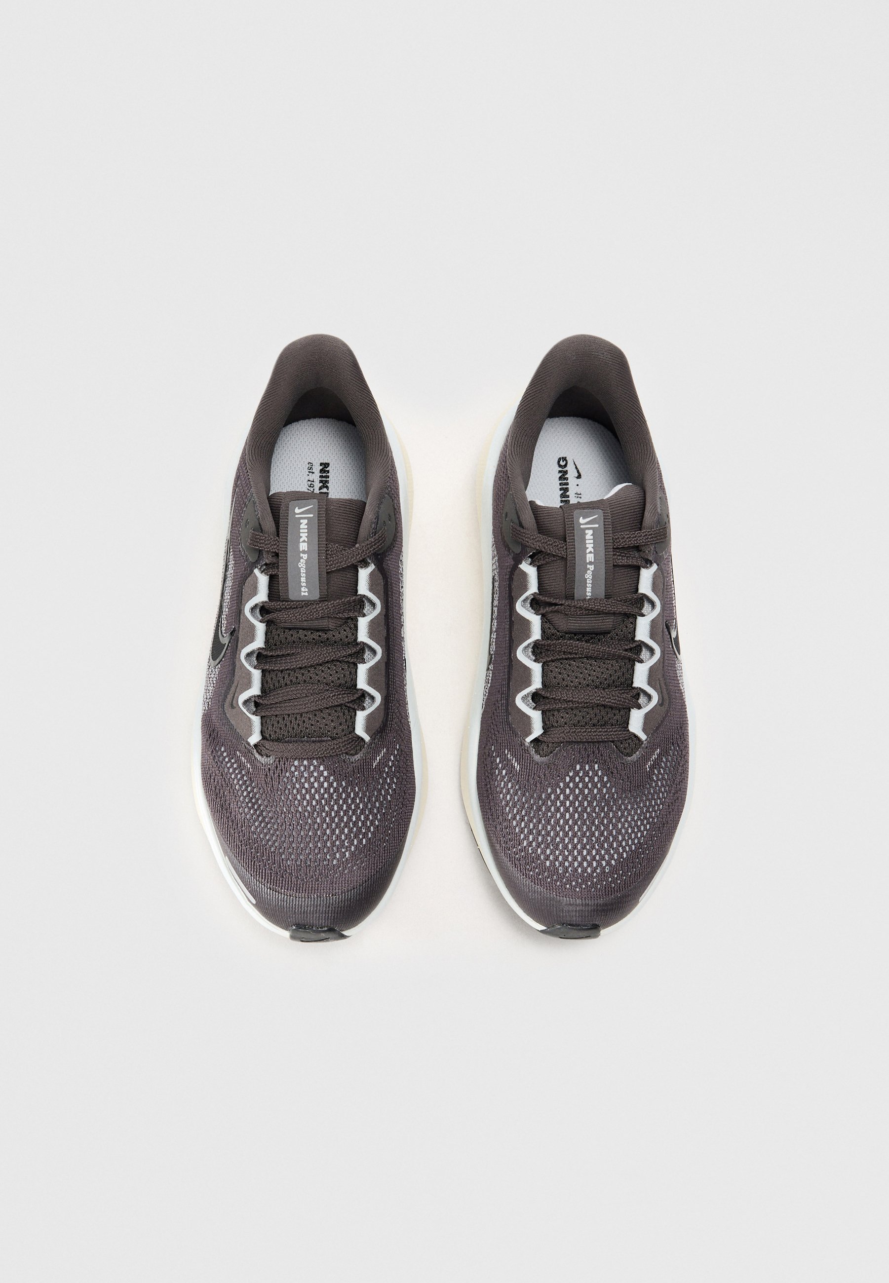 Nike Performance AIR ZOOM PEGASUS 41 UNISEX - Straßenlaufschuhe - Mittelgrau/Schwarz/Reinplatin/Hellelfenbein