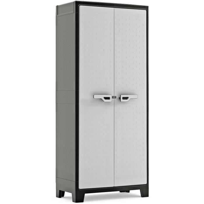 Tall cabinet - KETER - TITAN - 44 x 80 x 182 cm - Grey