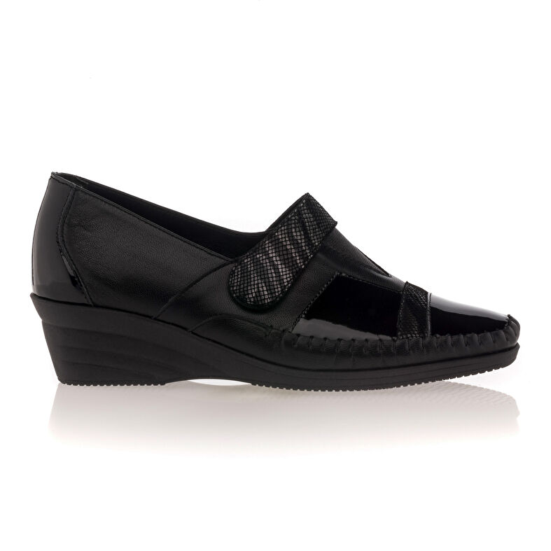 Schwarze Damen-Komfortschuhe