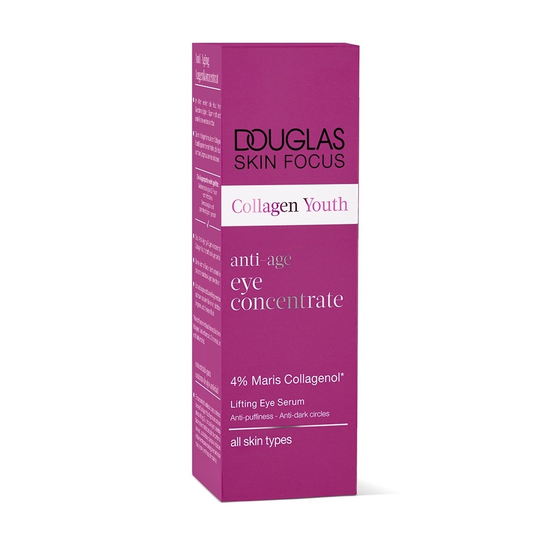 „Douglas Collection Skin Focus Collagen Youth“ senėjimą stabdantis paakių serumas – 15 ml