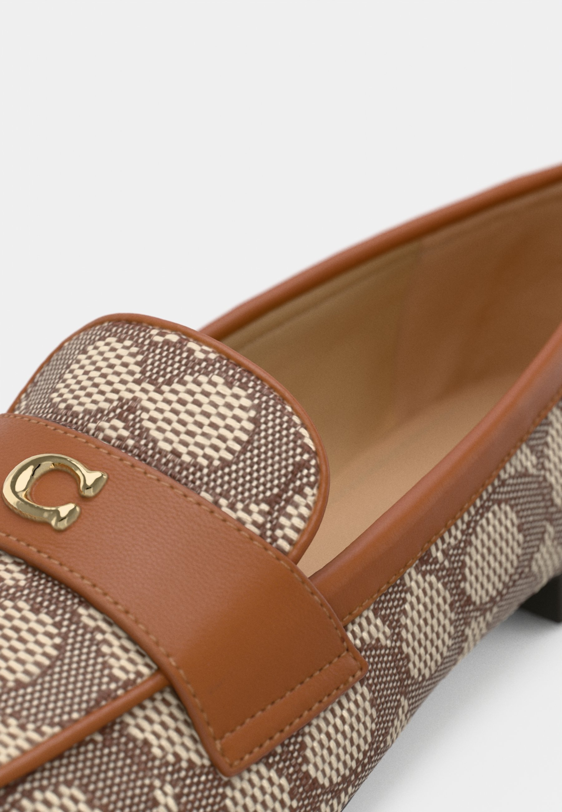 COACH SCULPTED C SIGNATURE LOAFER - Instappers - cacao/gebrand amber