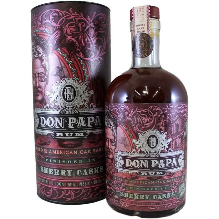 DON PAPA Sherry cask - Rhum vieux - 45%vol - 70 cl
