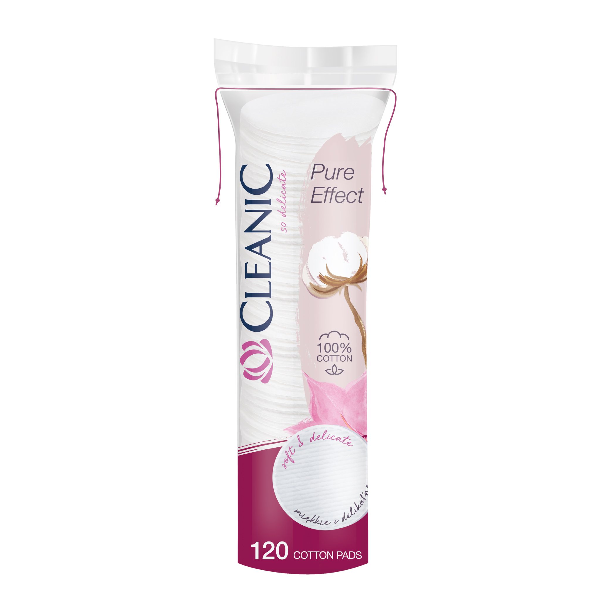 Discos desmaquillantes Cleanic, 120 unidades