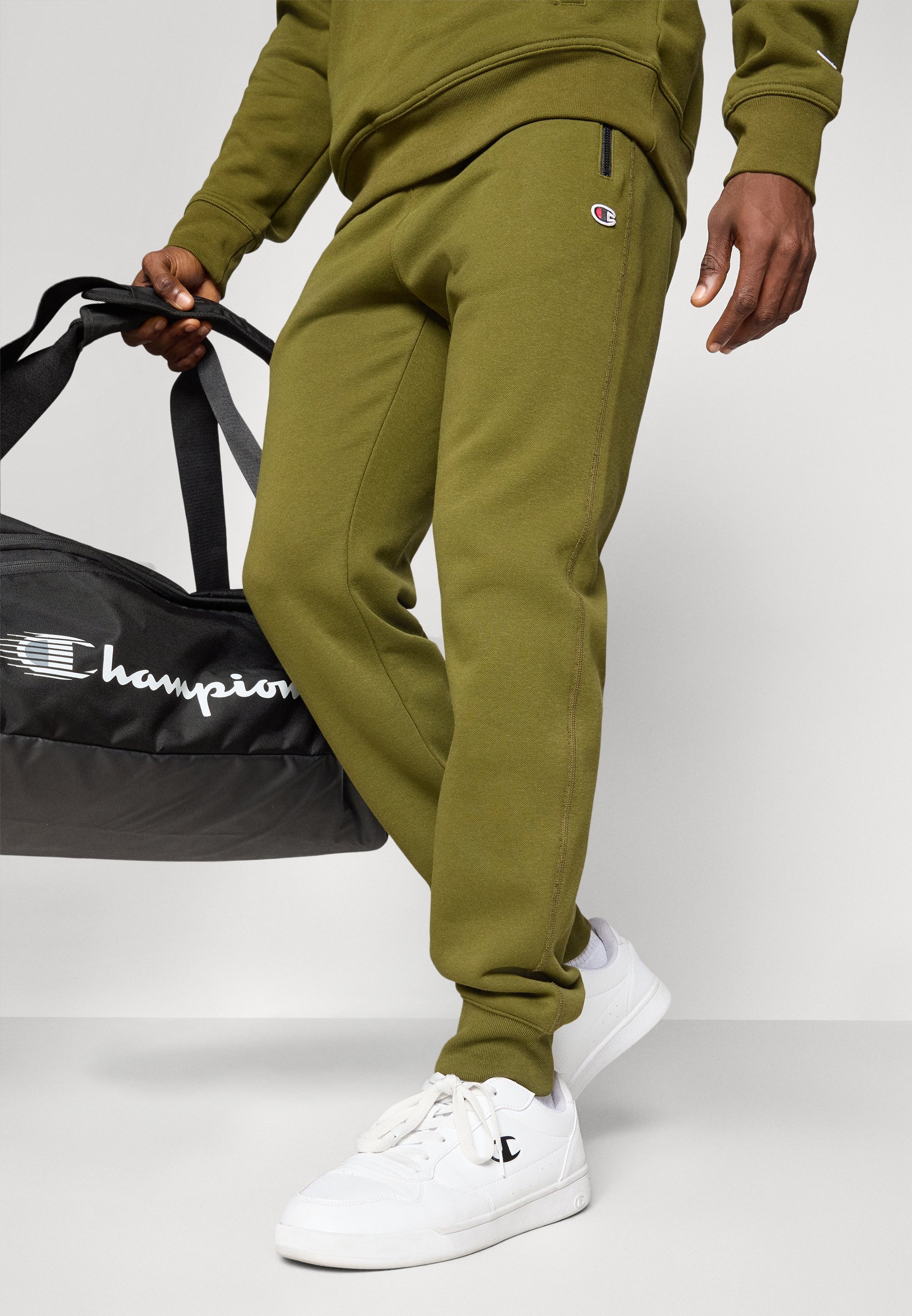 Pantaloni Champion ICONS CUFF - Pantaloni da tuta - kaki