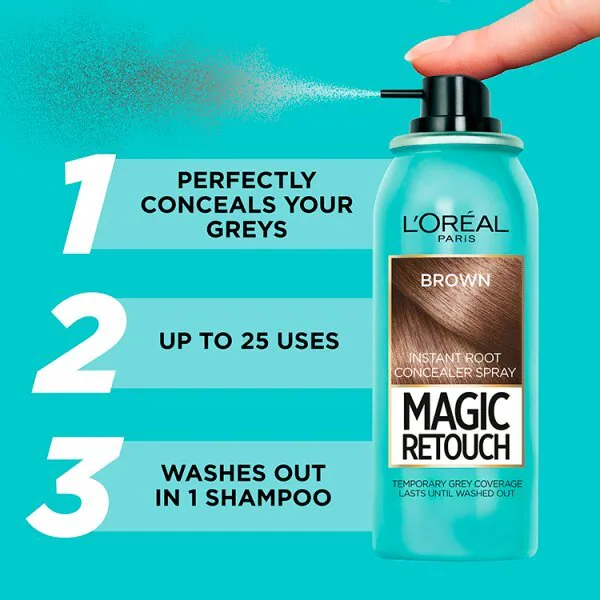 L'Oreal Paris Magic Retouch hnedý retuš od korienkov
