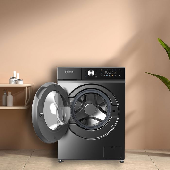 GEDTECH Lave-linge frontal GLLPS81400DG - 8 Kg - 1200 trmn - 16 programmes - Eco - Intensif -  Rapide  Faible conso - LED couleur