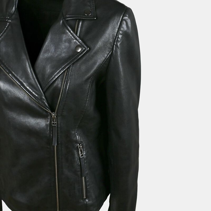 Biker da donna in pelle