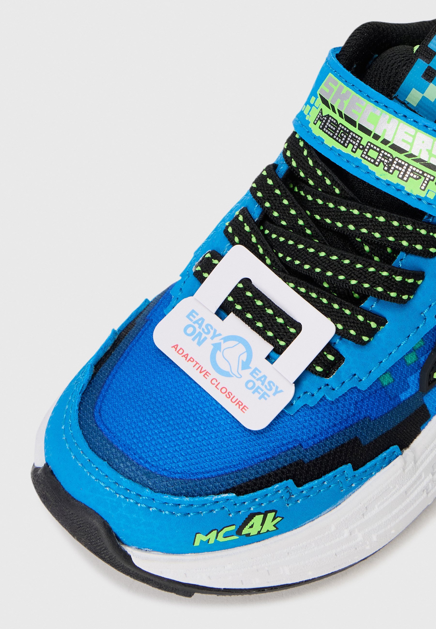 Skechers MEGA CRAFT 4K - Baskets - bleu/citron vert/noir