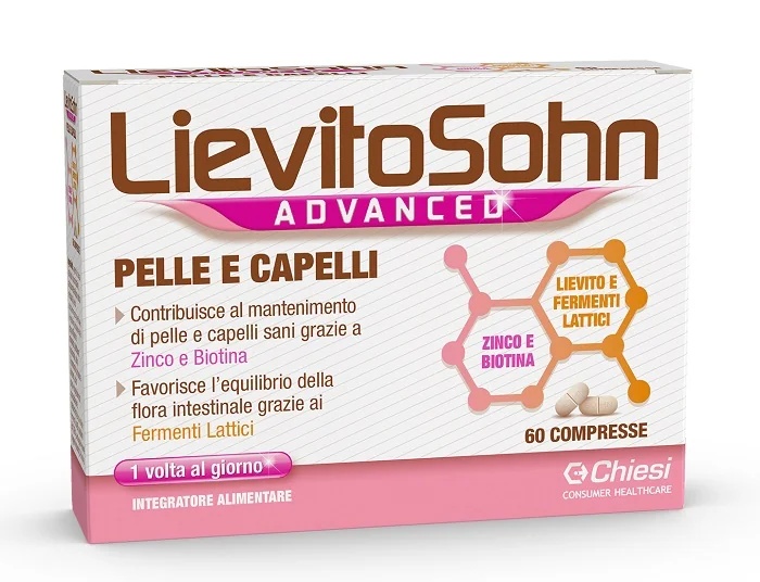 LIEVITOSOHN Lievitosohn Advanced 60 comprimidos Complemento alimenticio para la piel y el cabello