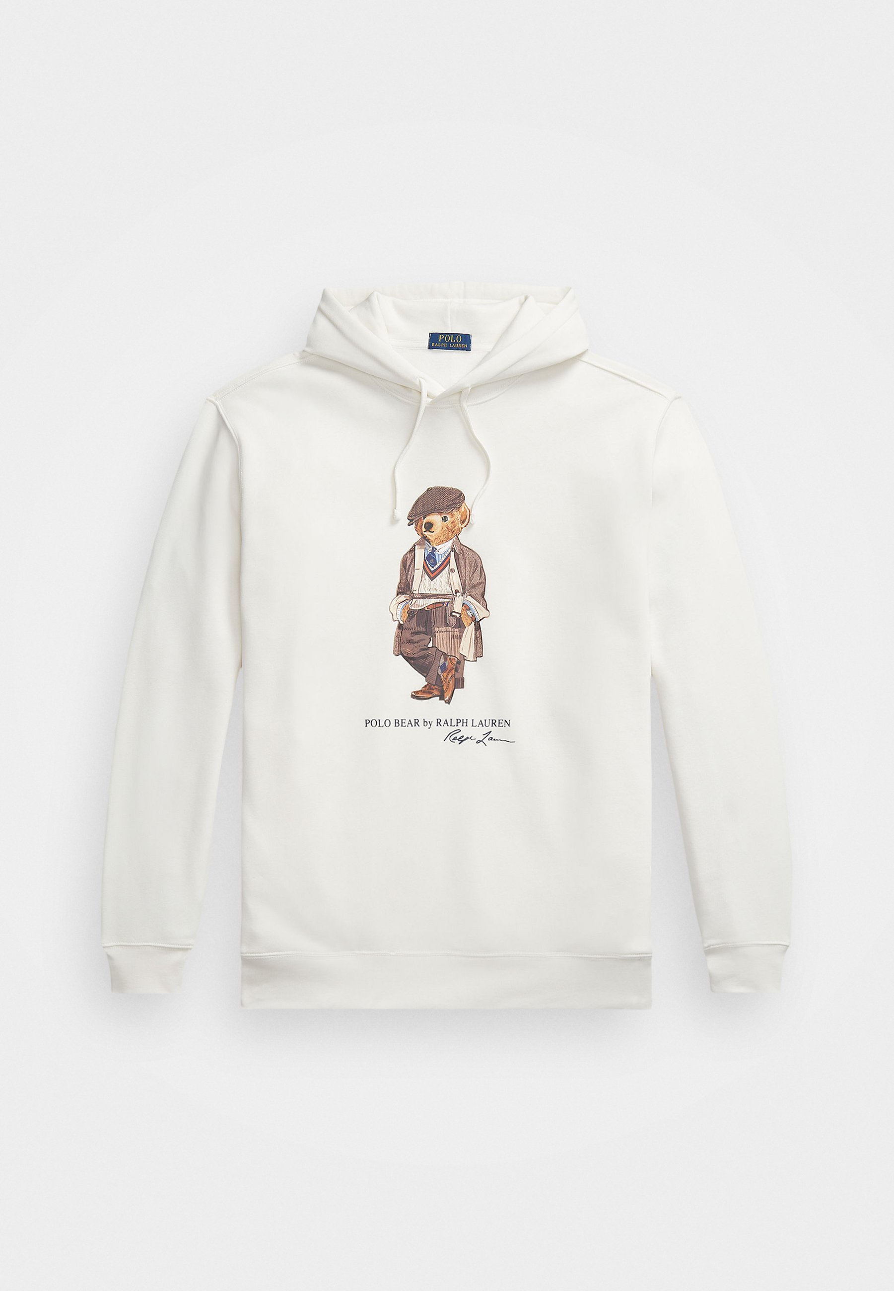 Felpa con cappuccio Polo Ralph Lauren Big & Tall POLO BEAR FLEECE - Felpa - bianco slavato