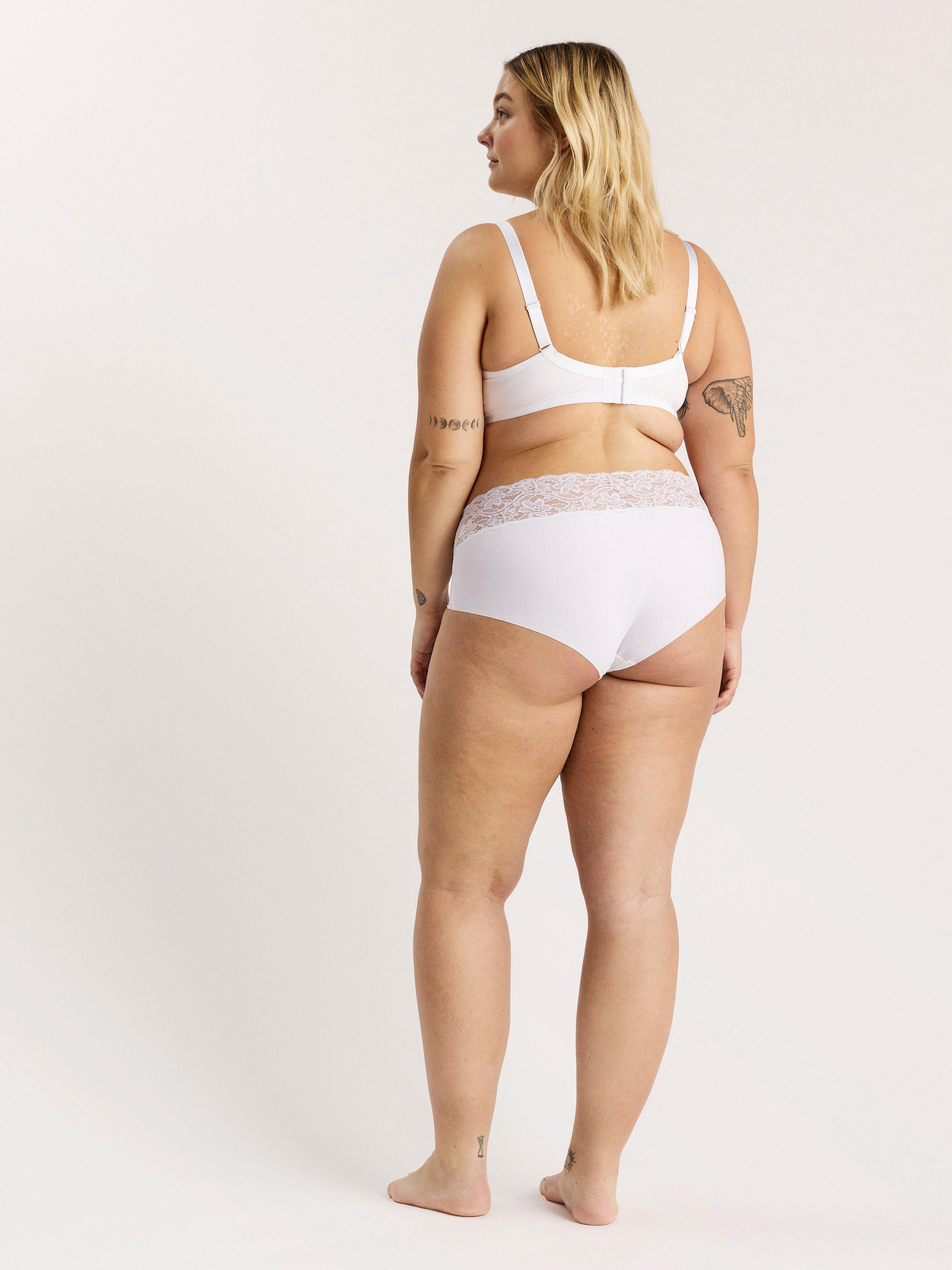 Akleja balconette bh med spets Blanco