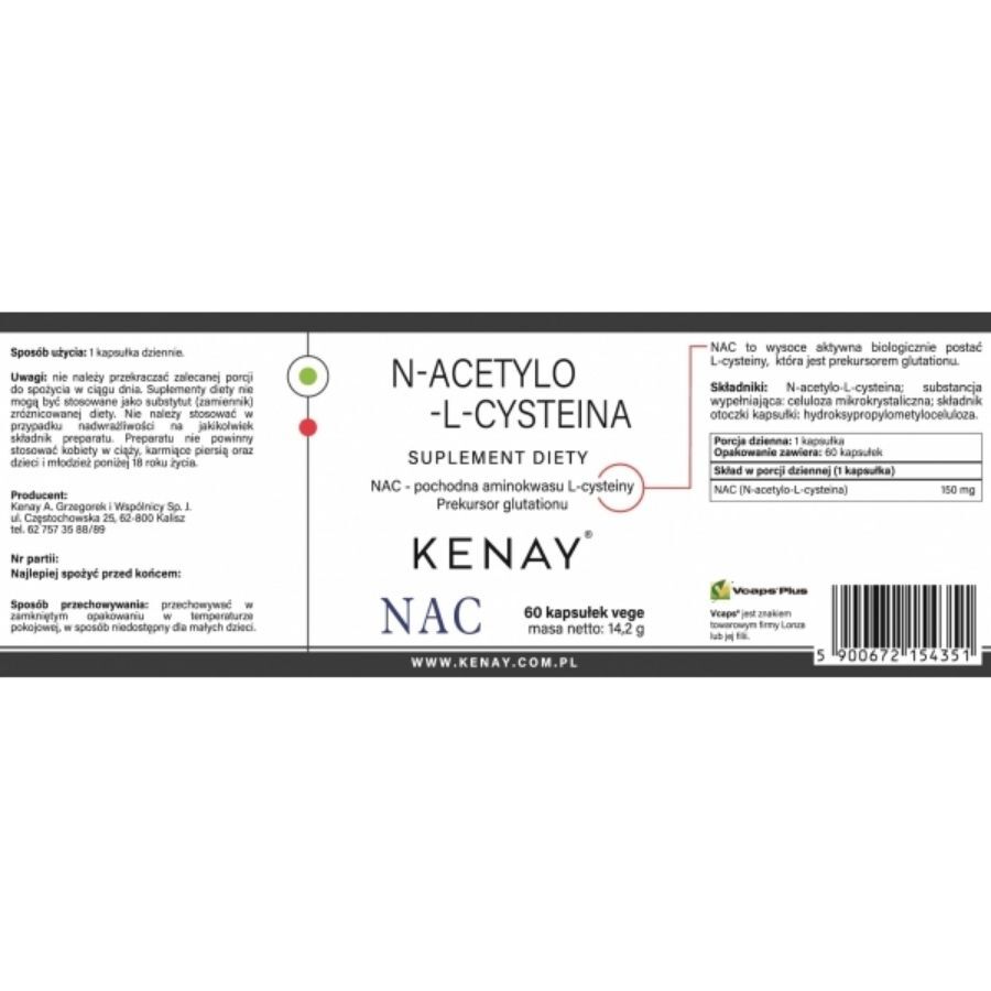 Kenay Nac N-Acetylo-L-Cysteina