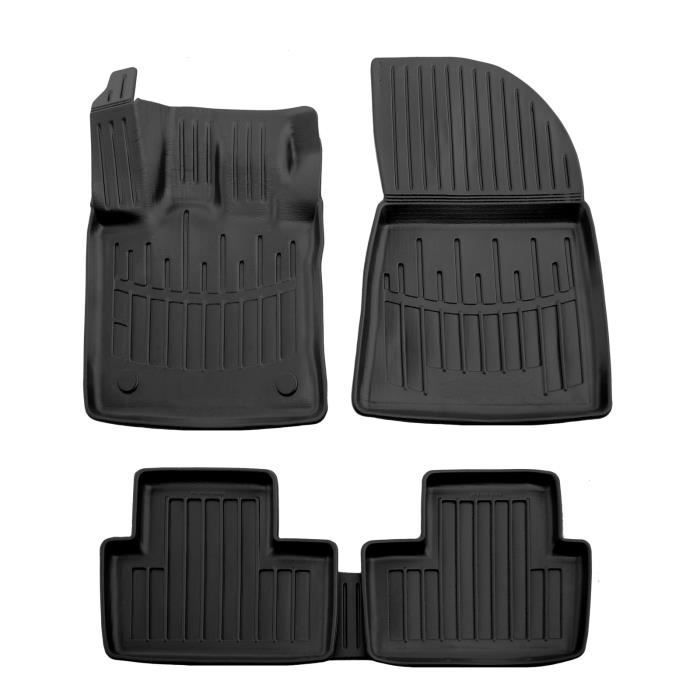 Floor mats - SCOUTT - Renault Captur 2 - Premium Rubber - Custom Fit - Black