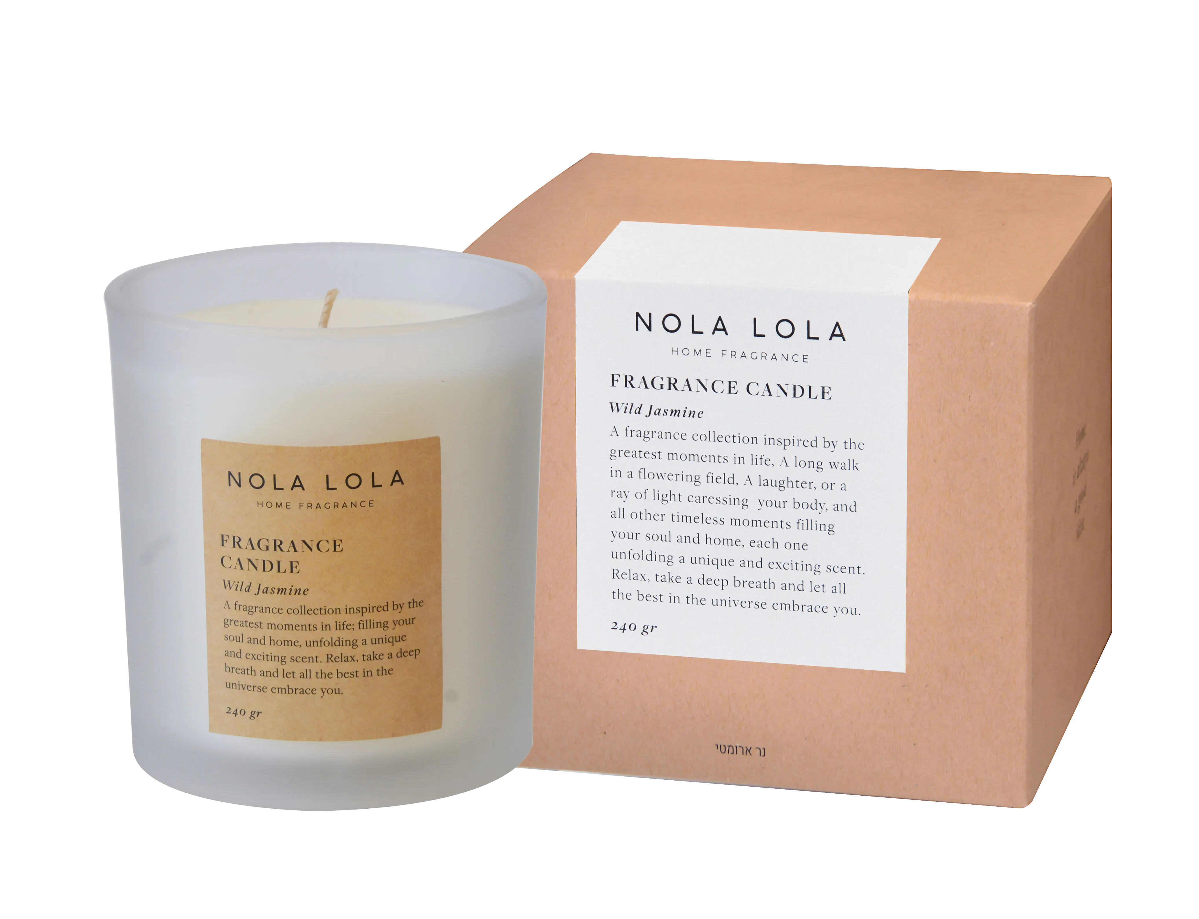 Nola Lola Wild Jasmine Świeca zapachowa, 240 g