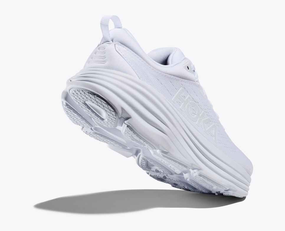 HOKA Bondi 8 Vit/Vit