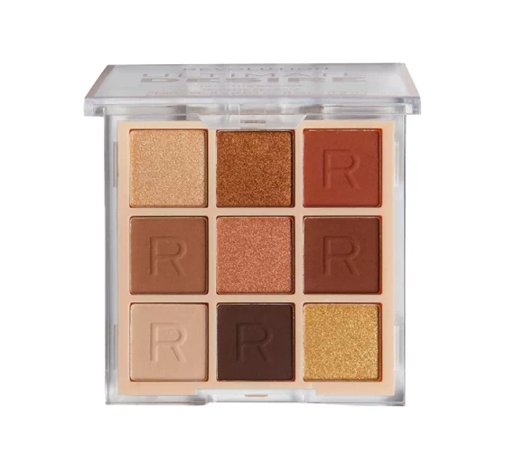 Makeup Revolution Ultimate Desire mini paleta cieni do powiek Into The Bronze 8,1g