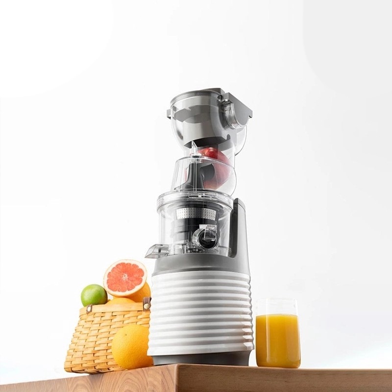 Duża elektryczna sokowirówka do owoców, oddzielanie soku z wytłoków, blender, mikser, robot kuchenny do warzyw